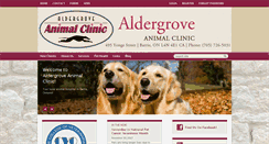 Desktop Screenshot of aldergroveanimalclinic.com